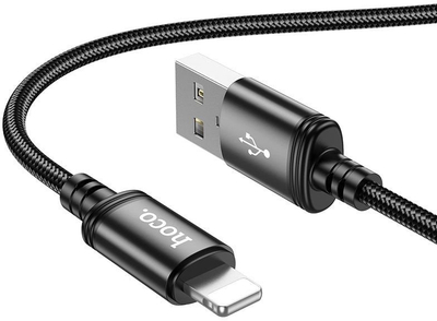 Kabllo USB A në Lightning Hoco X89, 2.4A, 1m, e zezë