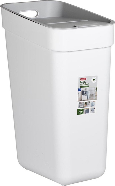 Kosh plehrash Keter Ready to Collect, 30L, plastikë, i bardhë