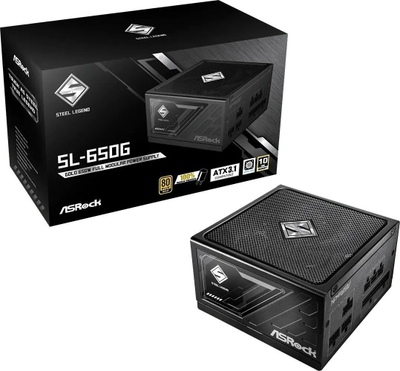 Furnizues energjie ASRock Steel Legend SL-650G, 650W, 80 Plus Gold