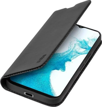 Futëse telefoni SBS Wallet Lite për Samsung Galaxy A23 5G, me kapak, e zezë