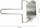Prerëse brumi Brunbeste BB-3098, diametër 10cm, çelik inox, argjendtë