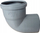 Bërryl kanalizimi Dyka PVC 110mm, 90°, gri