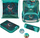 Set çantë shkolle Herlitz UltraLight Plus Green Rex, për djem, poliester, jeshile turkeze