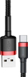 Kabllo Baseus USB-A - microUSB, 1 m, e zezë/kuqe