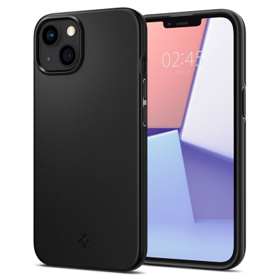 Kapak për iPhone 13 Spigen Thin Fit, i zi