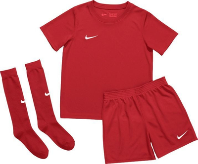 Set futbolli për fëmijë Nike Dry Park 20 Jr CD2244-657, Dri-FIT, i kuq