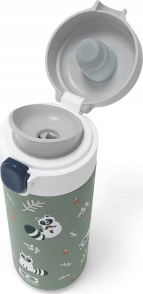 Shishe termike Monbento MB Pop Green Raccoon, 360ml, inoks, jeshile
