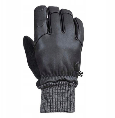 Dorëza fotografike Vallerret Hatchet Leather, lëkurë, lesh merino, të zeza M