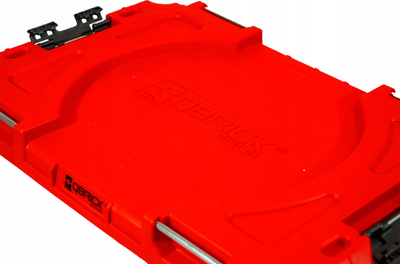 Platformë transporti Qbrick System Ultra HD PRO, mban deri 100 kg, me rrota, e kuqe