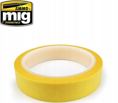 Shirit ngjitës Masking Tape, 20mm x 25m, i verdhë