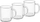 Set gota xhami WoŁ Simple, 3 copë, 400 ml, transparente