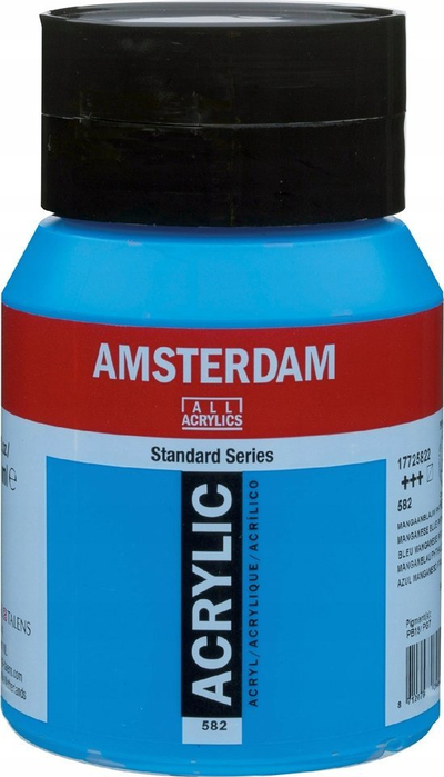 Bojë akrilike Amsterdam Standard Series 582, 500 ml, blu mangan