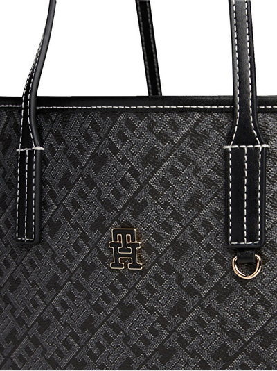 Çantë për femra Tommy Hilfiger, e zezë/ e hirtë