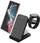 Stacion karikimi FIXED Powerstation për Samsung 15W+5W+2.5W, i zi