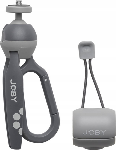 Tripod i vogël Joby HandyPod Clip, për kamera edhe telefon, gri