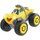 Makinë lodër me pult Chicco Billy Big Wheels, me zhurma, drita, e verdhë