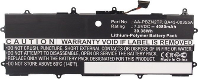 Bateri laptopi CoreParts MBXSA-BA0165, 31Wh 7.5V, Li-Polymer, e zezë