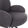 Kolltuk rrotullues Winon 65x67x92Hcm (HM9778.01), gri/ zezë