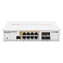 Switch rrjeti Mikrotik CRS112-8P-4S-in, 8x Gigabit, 4x SFP, i bardhë