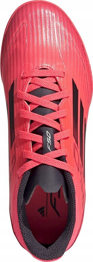 Këpucë futbolli për kalamaj adidas F50 League TF Jr, Fiberskin, shollë TF për bar sintetik, rozë e ndezur