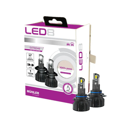 Lampa Led H10 12/24v +800% All Types Led8 Muhler