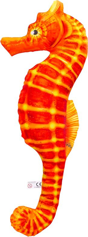 Jastëk Gaby Fish Seahorse Mini, 40cm, i portokalltë