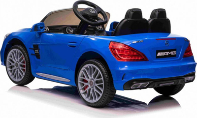 Makina elektrike për kalamaj Mercedes Benz AMG SL65 S, me telekomandë, drita dhe tinguj, blu