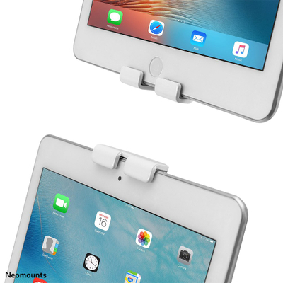 Mbajtëse muri për tablet Neomounts WL15-625WH1, rrotullim 360°, kundër vjedhjes, e bardhë