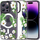Këllëf telefoni Tech-Protect Magmood MagSafe, për iPhone 14 Pro Max, transparent me lule