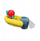 Lodër varke për vaskë Bburago BB Junior Splash N Play Rescue Raft, me drita, efekt flluskash, e verdhë