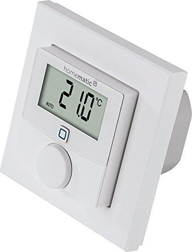 Termostat muri HomeMatic IP HmIP BWTH24, me ekran, e kontrollon me aplikacion, i bardhë
