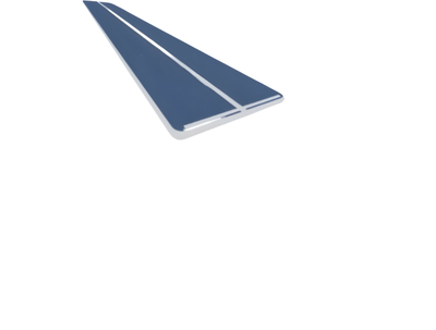Dyshek gjimnastike me fryrje Master Airtrack S Pro, 1400 x 200 x 10 cm, blu