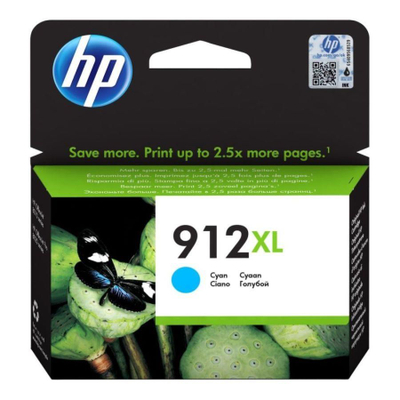 Patron boje HP 912XL 3YL81AE, kapacitet i madh, cyan, origjinal