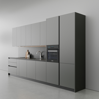 Kuzhinë IMMIGRAND SYSTEMS, Lineare, Techno Grey