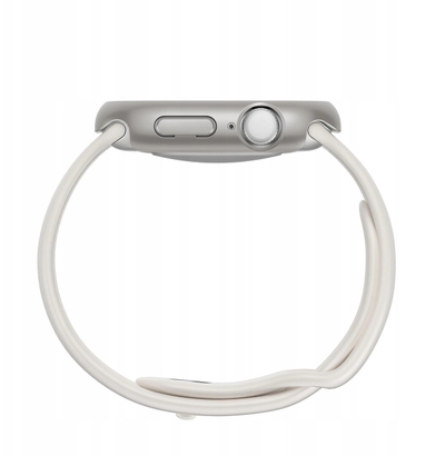Mbrojtëse ore inteligjente Amazingthing Minimal për Apple Watch 46mm, ngjyrë argjendi