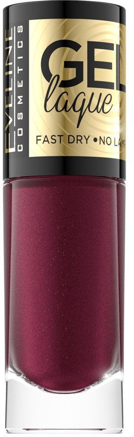 Llak xheli për thonj Eveline Cosmetics Gel Laque 329, 8ml, vishnje e errët