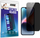 Mbrojtës ekrani GrizzGlass Matte SecretGlass për Apple iPhone 14 Plus 15 Plus, efekt privatësie, xham qeramik