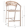 Stol bari mesatar alumini 57x60x100Hcm (HM5892.33)