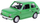 Maket veture PRL Collection Fiat 126p Green Daffi, shkalla 1:43, metalik, jeshil