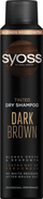 Shampone e thatë Syoss Dark Brown, për flokë të errët, 200ml