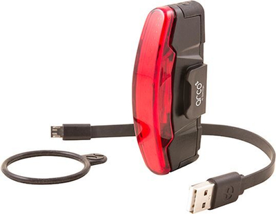 Spanninga Arco USB Задно Светло, Црно
