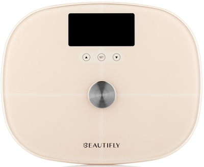 Peshore elektronike Beautifly Slimsense, xham, 180kg, e tejdukshme