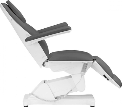 Karrige kozmetike elektrike Sillon Basic, 3 motorë, lëkurë sintetike, gri
