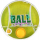 Top lodër Mega Creative Water Game Ball, 10 cm, shumëngjyrësh