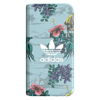 Kore libër Adidas Booklet Case Floral, për iPhone X XS, gri