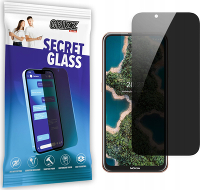 Xham mbrojtës Grizz SecretGlass për Nokia XR20, privatësi, qeramik, transparent