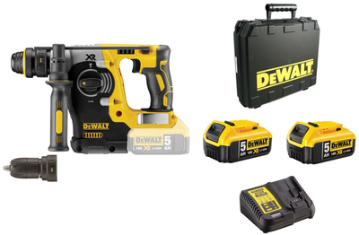 Çekiç-berbil me bateri DeWalt DCH274P2, 18V XR, 5Ah, verdh e zi