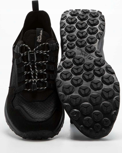 Atlete Jack Wolfskin Dromoventure Athletic Low M, për burra, të zeza