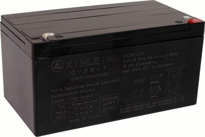 Bateri AGM për makina elektrike për kalamoj, 24V, 10Ah, e zezë