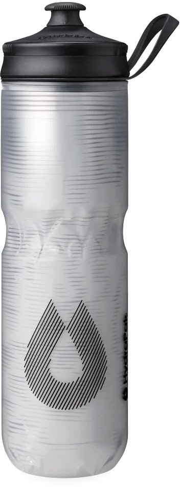 Shishe uji HydraPak Polar Sport, 24 oz, e bardhë me të zezë